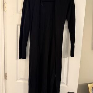 Long Black Cardigan